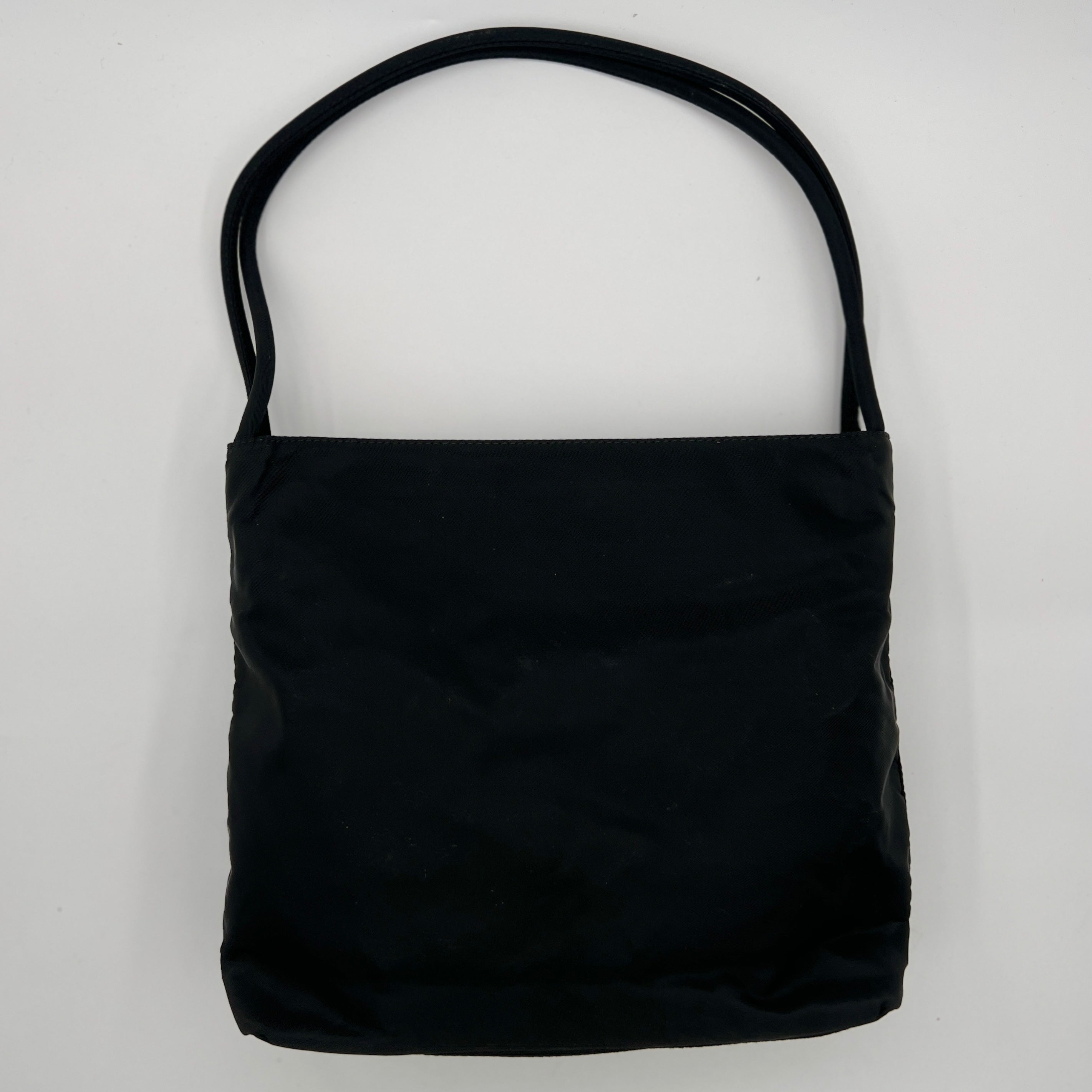 Tessuto city cloth handbag Prada Green in Cloth - 29667974