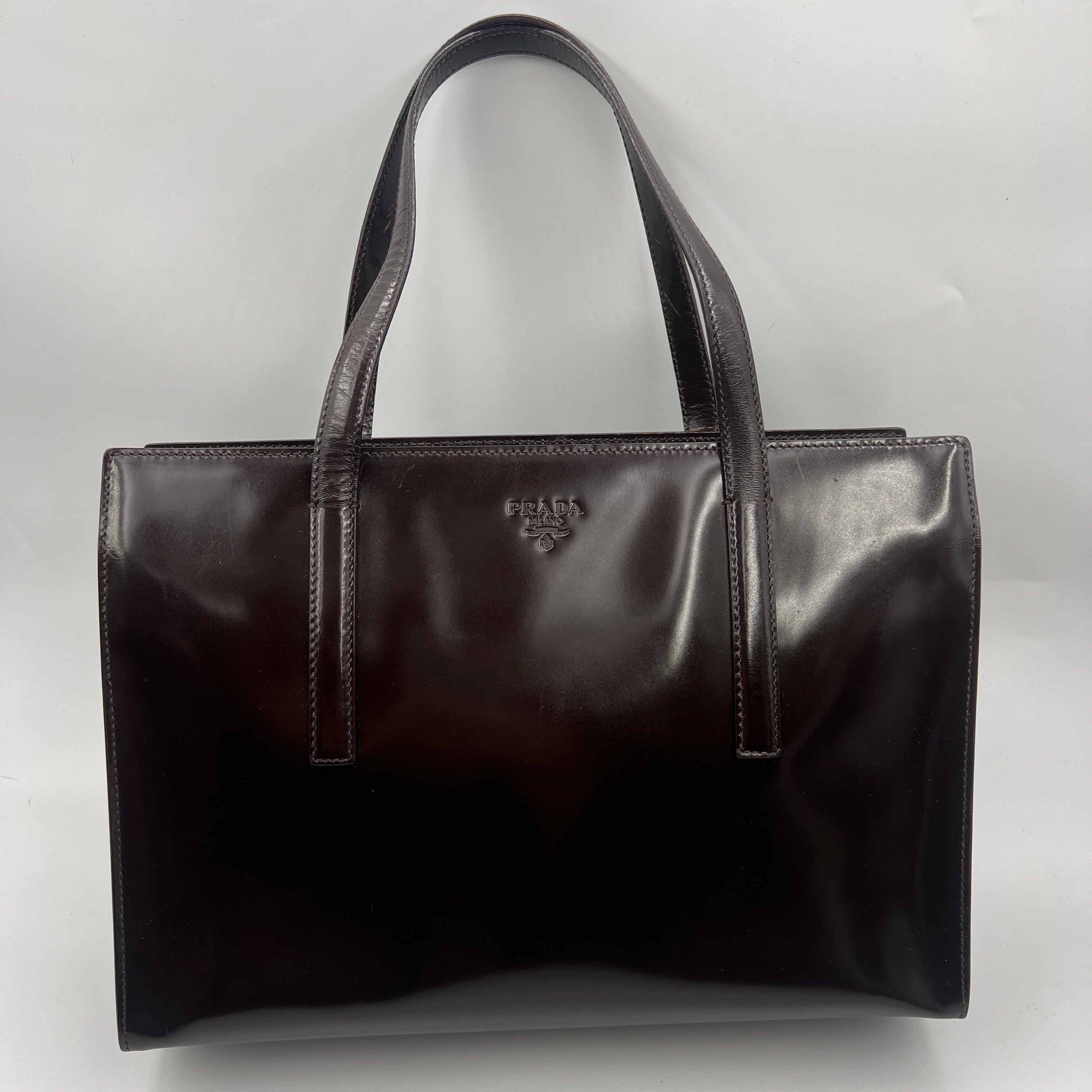 PRADA MILANO Logo Long Zipper Wallet Purse Nylon Leather Black Italy  65SG539 | eBay